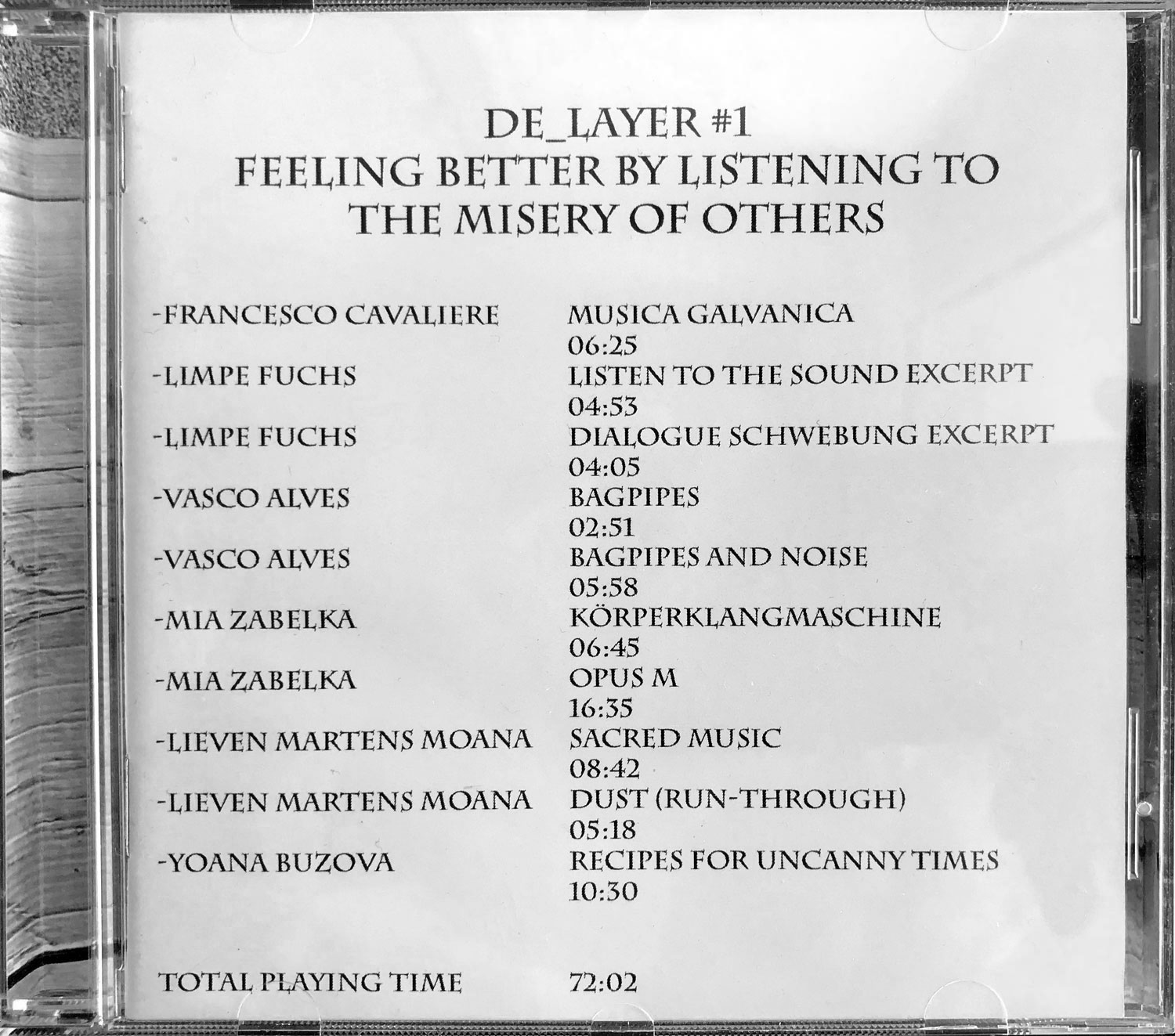 DE_LAYER #1 CD Compilation